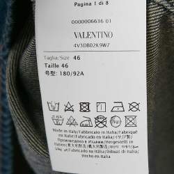 Valentino Blue Washed Denim Short Sleeve Shirt S