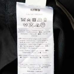 Valentino Black Wool Tailored Trousers M/Waist 33"