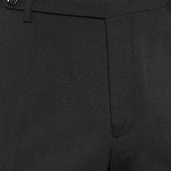 Valentino Black Wool Tailored Trousers M/Waist 33"