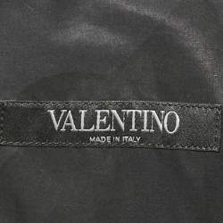 Valentino Black Camouflage Cotton Long Sleeve Shirt L
