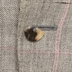 Valentino Grey Wool Blend Tailored Single Breasted Blazer L