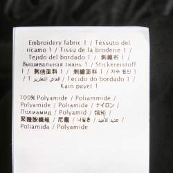 Pre Owned Valentino Black Embroidered Regular Fit T-Shirt XXL