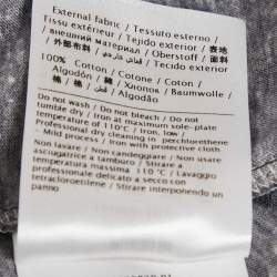 Pre Owned Valentino Navy Blue Cosmo Print Cotton Crew Neck T Shirt L