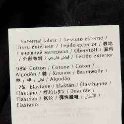 Pre Owned Valentino Black Rock Stud Denim Skinny Fit Jeans XL Waist 37"