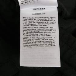 Pre Owned Valentino Black Cotton Blend Logo Applique Shorts XL