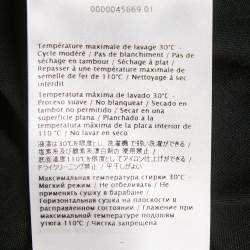 Pre Owned Valentino Black Logo Print Cotton T-Shirt M