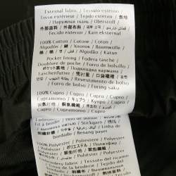 Pre Owned Valentino Black Logo Embroidered Cotton Shorts L