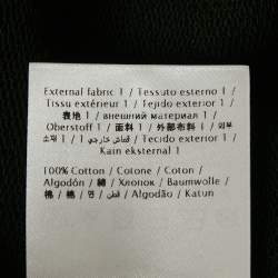 Pre Owned Valentino Black Logo Print Cotton Hooded Sweatshirt XL 