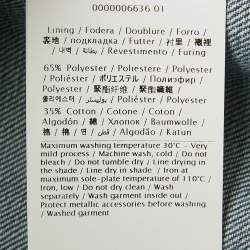 Pre Owned Valentino Blue V Detail Denim Oversized Shirt S