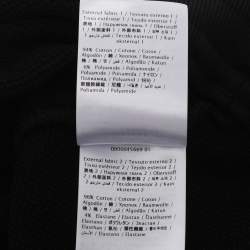 مملوكة مسبقًا شورت فالنتينو قطن أسود بشعار مقاس صغير