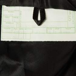 مملوكة مسبقًا جاكيت بليزر فالنتينو من الصوف الرمادي بزر واحد مقاس كبير جدًا