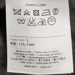 مملوكة مسبقًا سويت شيرت فالنتينو جيرسي تقني بتطبيق نسر أخضر مقاس كبير