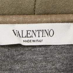 مملوكة مسبقًا سويت شيرت فالنتينو جيرسي تقني بتطبيق نسر أخضر مقاس كبير