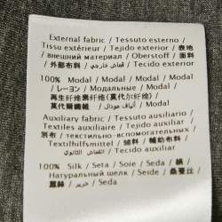 Pre Owned Valentino Burgundy Modal Knit Beaded Logo Detail Sweatshirt M