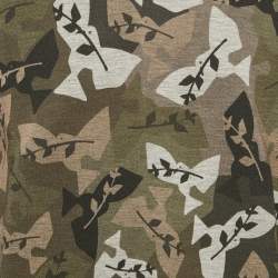 مملوكة مسبقًا Valentino Green Camouflage Print Neoprene Sweatshirt M