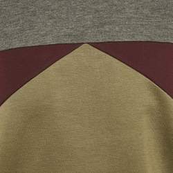 Pre Owned سويت شيرت فالنتينو نسيج النيوبرين بتصميم متعدد الألوان مقاس متوسط