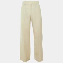 مملوكة مسبقًا بنطلون ف النتينو صوف بيج مقاس وسط