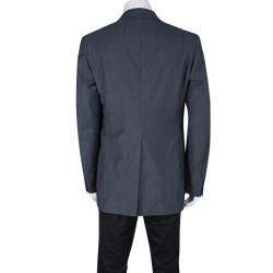 Valentino Grey Wool Tailored Two Button Blazer XXL