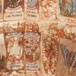 Pre Owned Valentino Brown Printed Cotton Shirt M