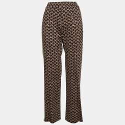 Pre Owned بنطلون فالنتينو جيرسي رياضي بطبعة سكالب متعدد الألوان مقاس وسط