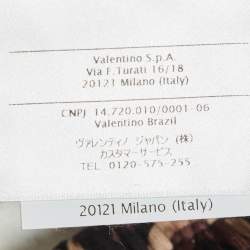 Pre Owned بنطلون فالنتينو جيرسي رياضي بطبعة سكالب متعدد الألوان مقاس وسط