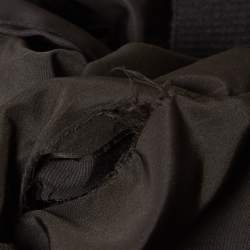 مملوكة مسبقًا Valentino Black Nylon Stud Detailed Bomber Jacket L