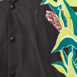 مملوكة مسبقًا Valentino Multicolor Syntenic Short Sleeve Shirt S