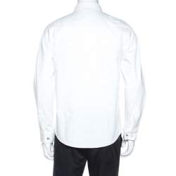Valentino White Butterfly Applique Denim Jacket L 