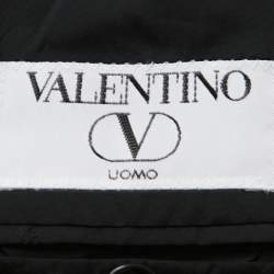 Valentino Uomo Black Wool Double Breasted Blazer XL