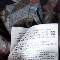 Pre Owned تي شيرت فالنتينو قطن مطبوع فراشات نمط واسع مقاس متوسط - ميديوم