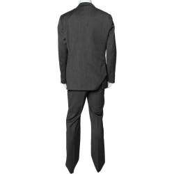 Valentino Grey Wool Single Breasted Suit XXXL