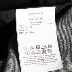 Valentino Grey Distressed Denim Selvedge Jeans L Waist 34" 