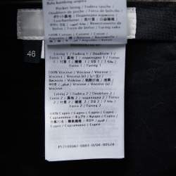 Valentino Navy Blue Wool & Mohair Trousers S