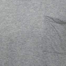 Valentino Grey Cotton Rockstud Detail Crewneck T-Shirt XL