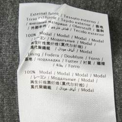 Pre Owned Valentino Grey Graphic Print Modal Crew Neck Sweater M
