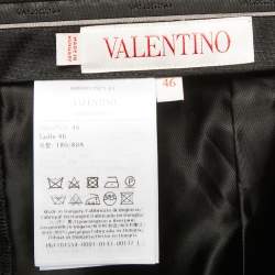 Valentino Black Wool Tailored Trousers S