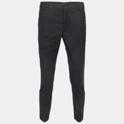Valentino Navy Blue Wool Tailored Trousers M
