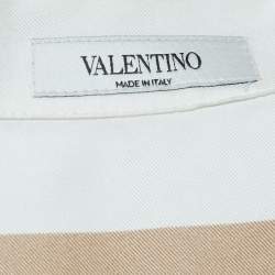Valentino Multicolor Foulard Print Silk Button Front Bowling Shirt L