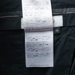 Valentino Navy Blue Wool Tailored Trousers M 