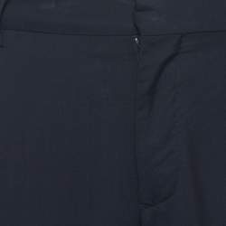 Valentino Navy Blue Wool Tailored Trousers M 