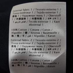 Pre Owned Valentino Navy Blue Cotton Pique Logo Embroidered Polo T-Shirt L