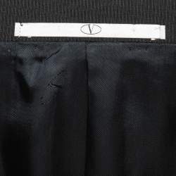Valentino Black Striped Wool Single Breasted Blazer L