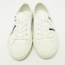 Valentino White Leather VLTN Low Top Sneakers Size 40.5