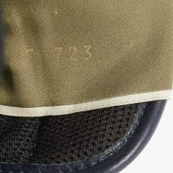 Pre Owned Valentino Navy Blue Suede and Leather Rockrunner Sneakers Size 45