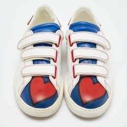 Valentino Multicolor Leather Super H Spiderman Low Top Sneakers Size 43