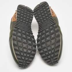 مملوكة مسبقًا Valentino Multicolor Mesh and Suede Rockrunner Sneakers Size 43
