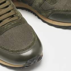 مملوكة مسبقًا Valentino Multicolor Mesh and Suede Rockrunner Sneakers Size 43
