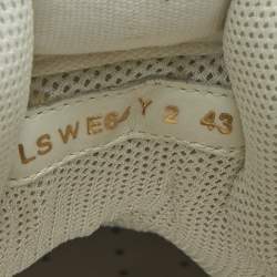 Pre Owned Valentino White Leather Atelier High Top Sneakers Size 43