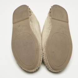 Pre Owned Valentino Beige Suede Leisure Flows Espadrilles Size 42
