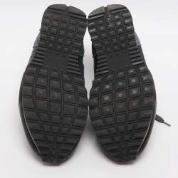 مملوكة مسبقًا حذاء رياضي فالنتينو  روك رنر قماش مموه أزرق وزلك مقاس 41